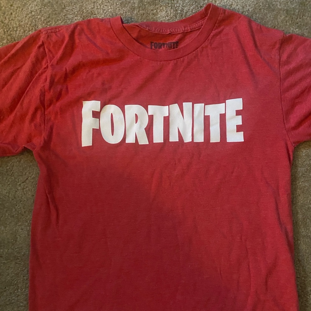 Fortnite Graphic T - Red - Youth Large
